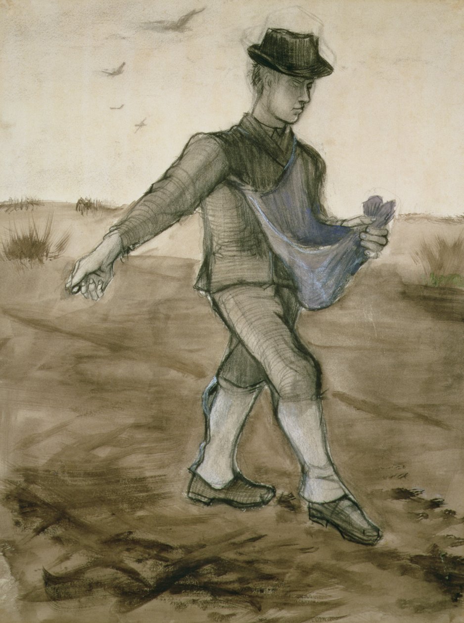 El sembrador, 1881 de Vincent van Gogh