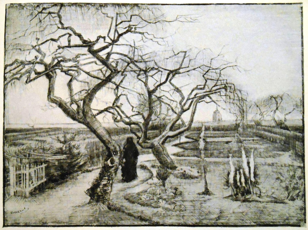 El jardín de la rectoría de Vincent van Gogh