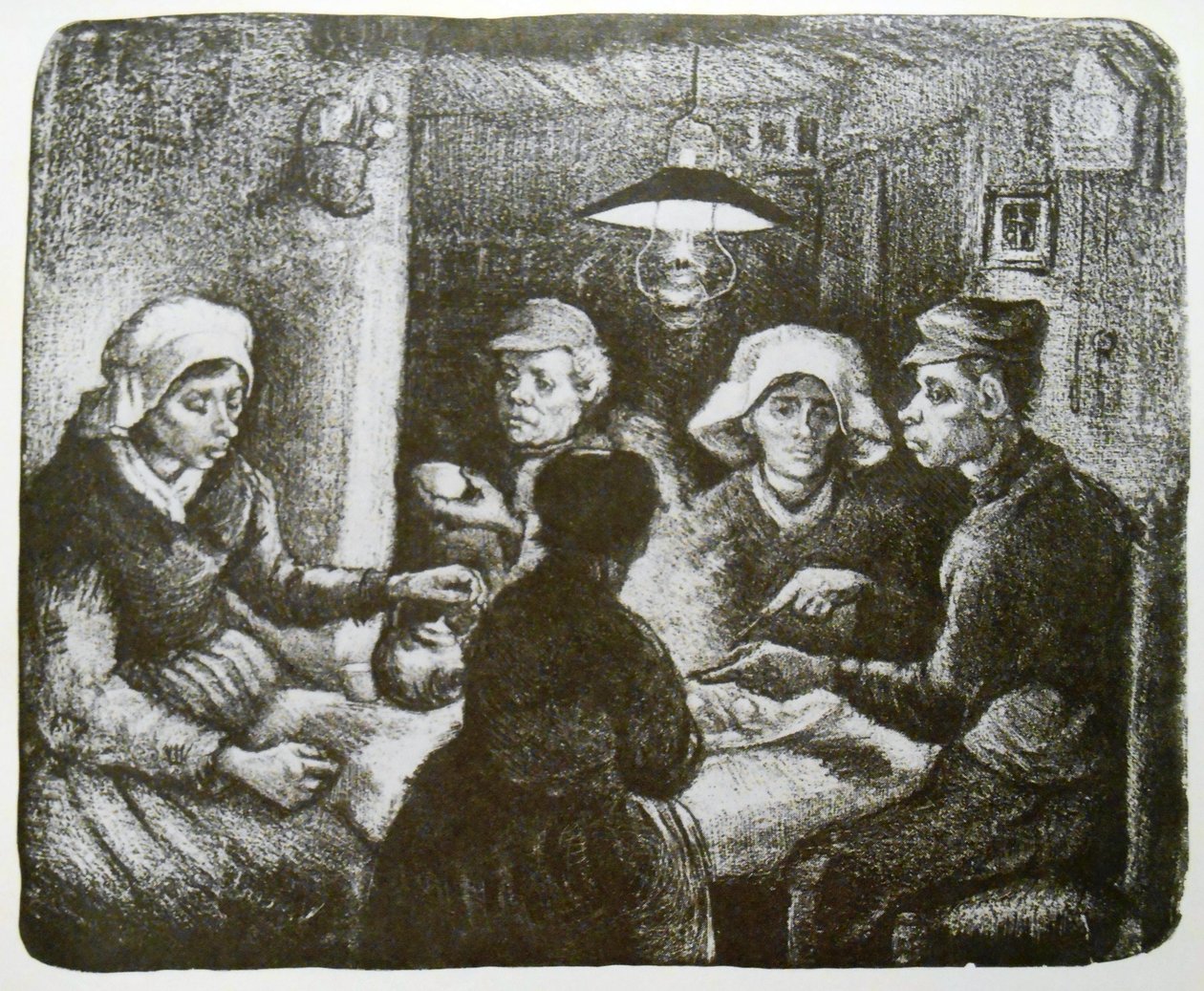 Los comedores de patatas de Vincent van Gogh