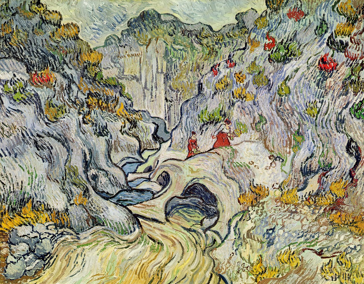 El barranco de los Peyroulets, 1889 de Vincent van Gogh