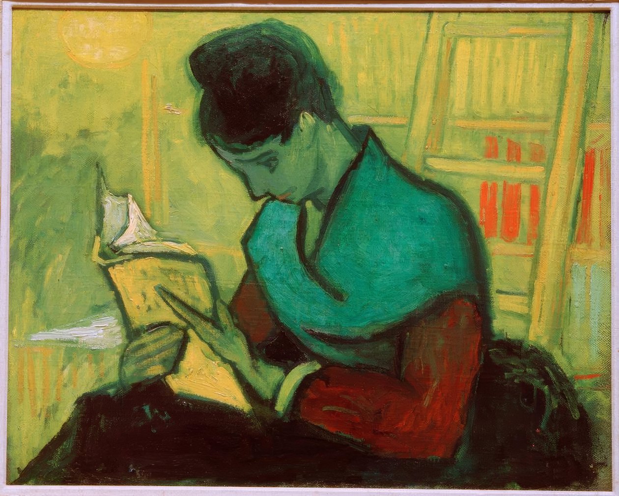 Una lectora de novelas de Vincent van Gogh