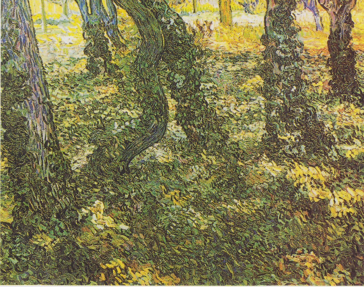 Maleza con hiedra de Vincent van Gogh