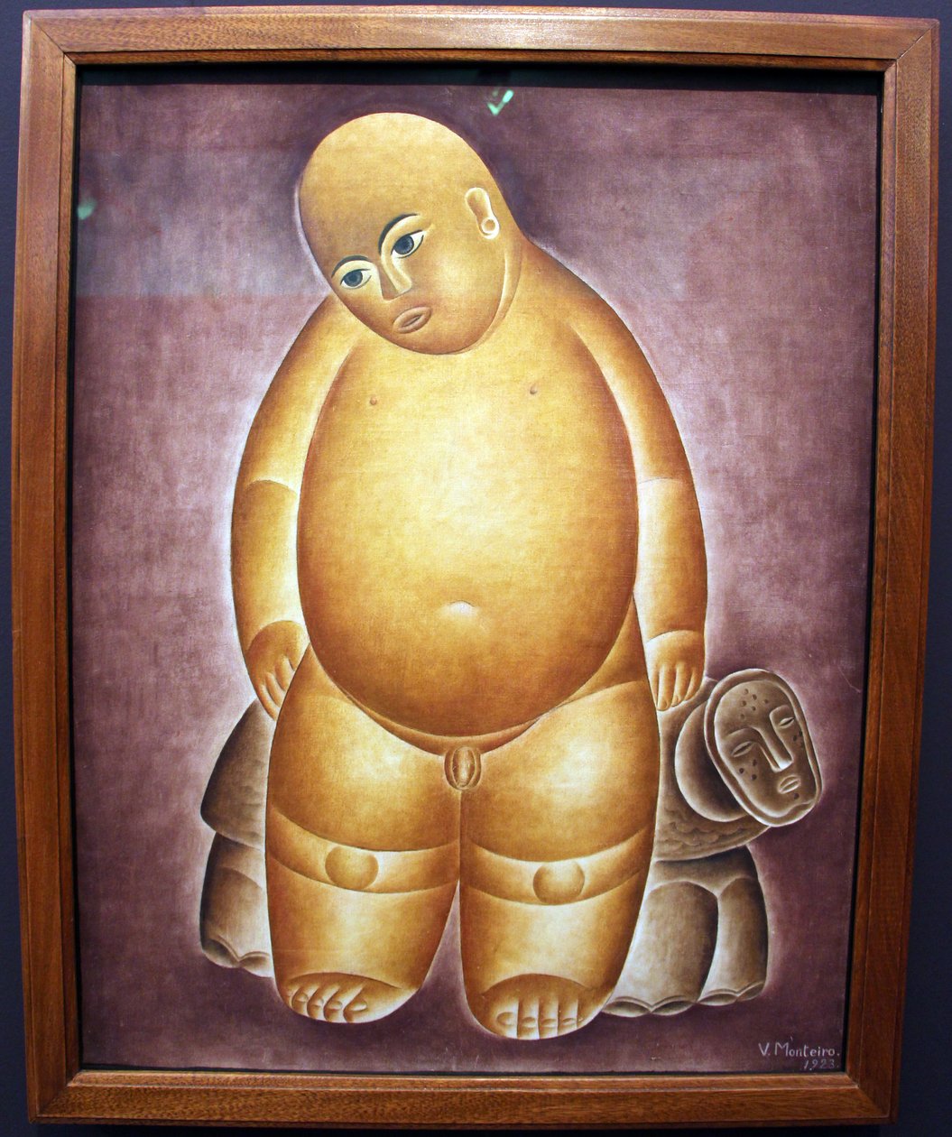 Vicente do Rego Monteiro, chico desnudo con tortuga de Vincent van Gogh