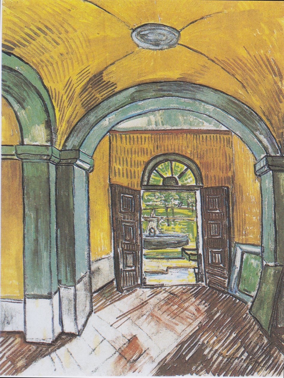 Vestíbulo del hospital Saint-Paul de Vincent van Gogh