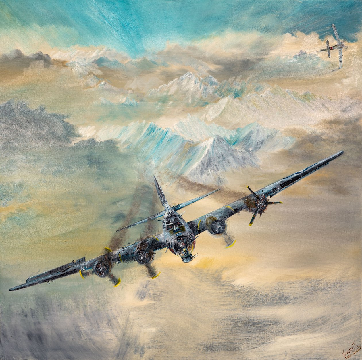 B17G, Escalera Real 2, Desembarco Suizo 8, 2023 de Vincent Alexander Booth