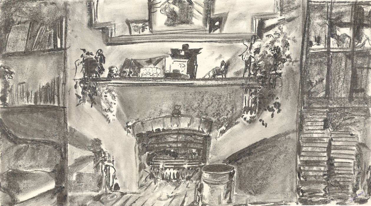 Junto al fuego a la luz de las velas de Vincent Alexander Booth