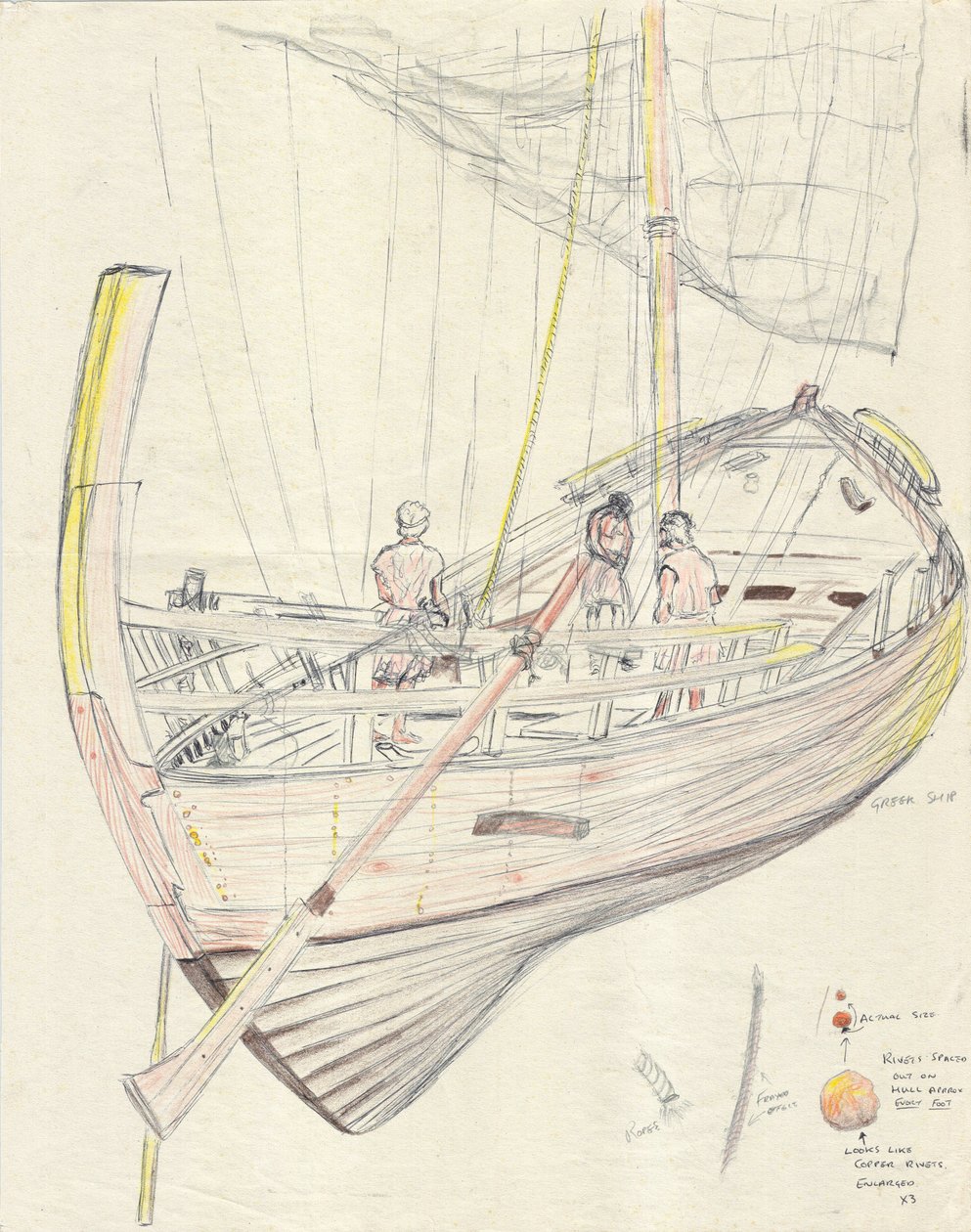 Barco griego de Vincent Alexander Booth
