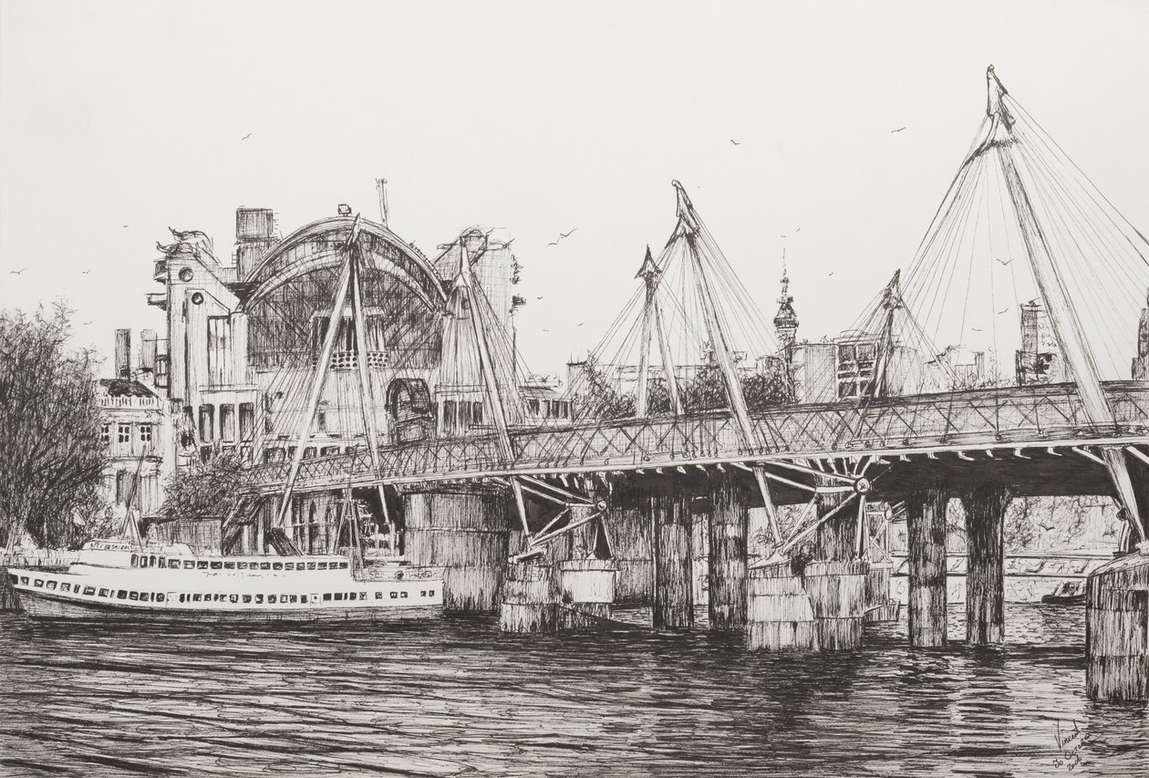 Puente de Hungerford, Londres, 2006 de Vincent Alexander Booth