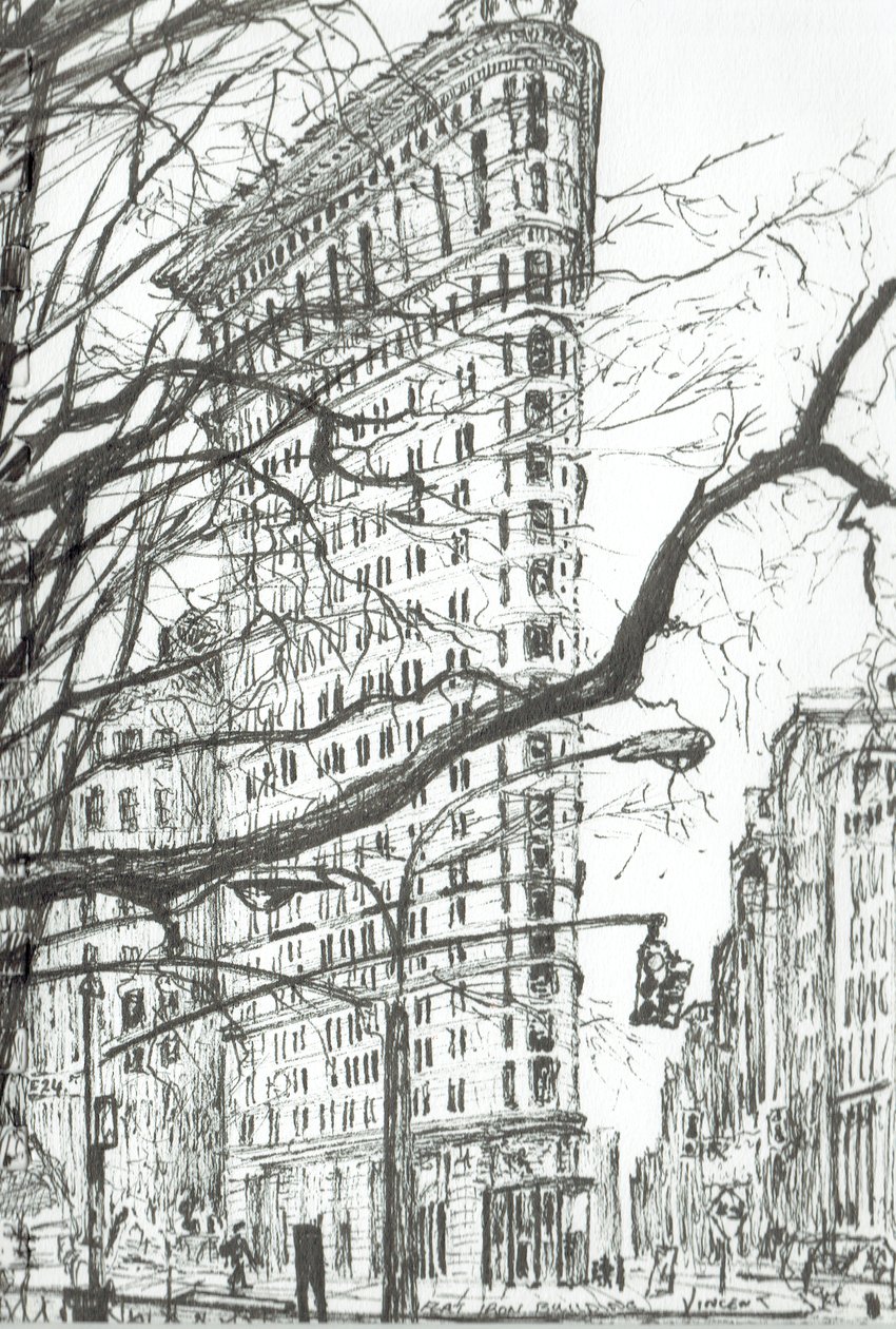 Edificio Flat Iron de Nueva York, 2003 de Vincent Alexander Booth