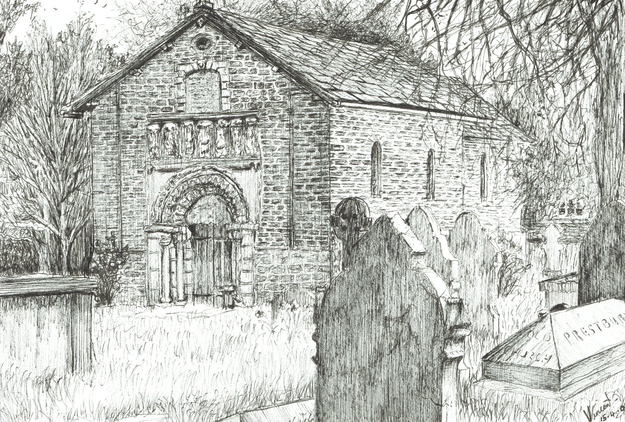 Iglesia vieja, Prestbury, 2009 de Vincent Alexander Booth