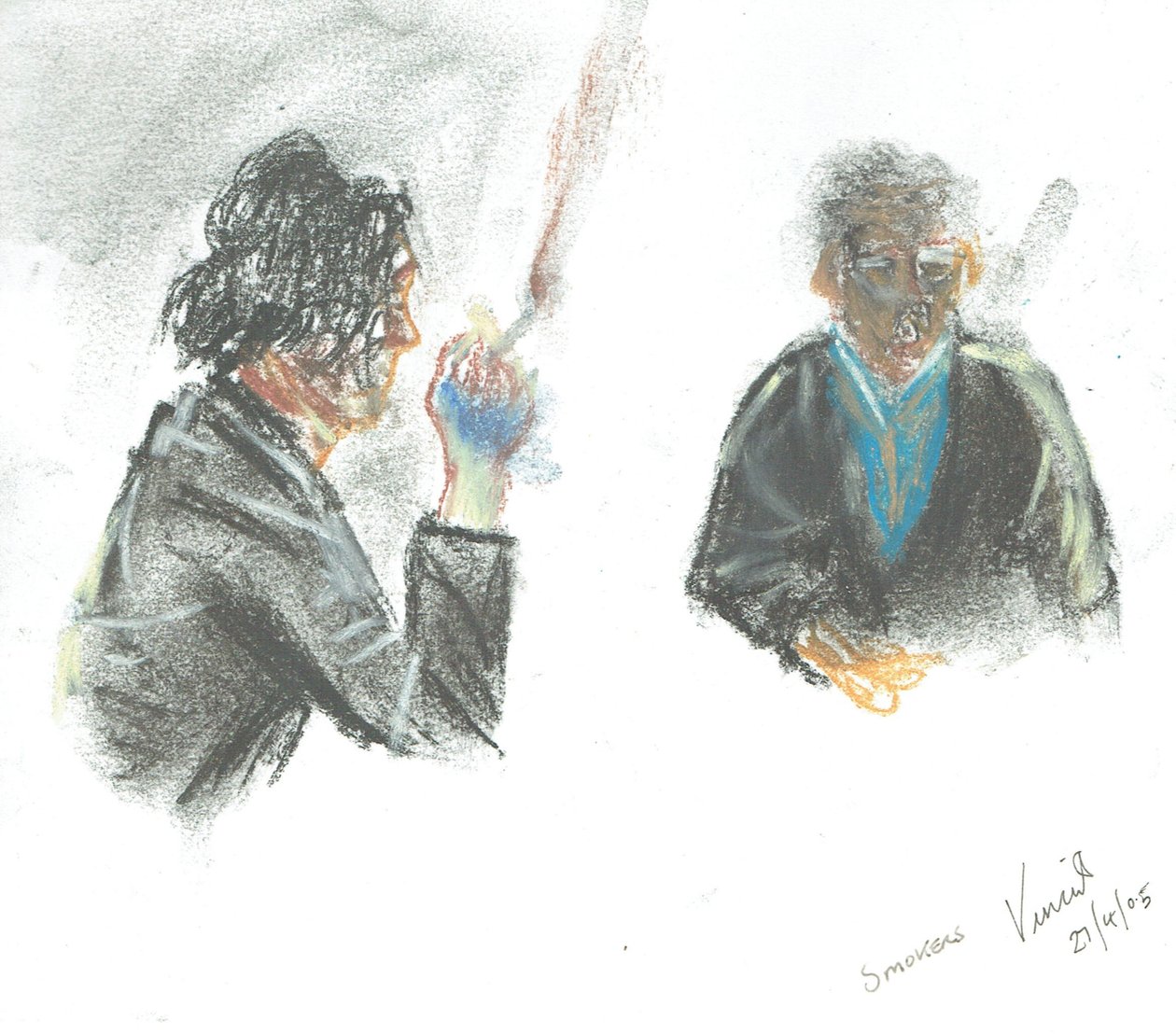 Fumadores del Pub, 2005 de Vincent Alexander Booth