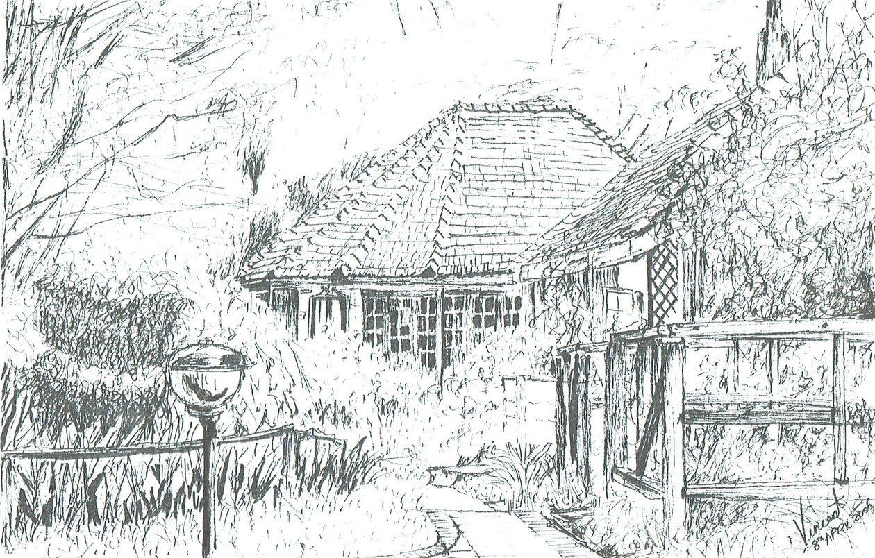 Habitaciones en el hotel, Lago Naivasha, 2006 de Vincent Alexander Booth