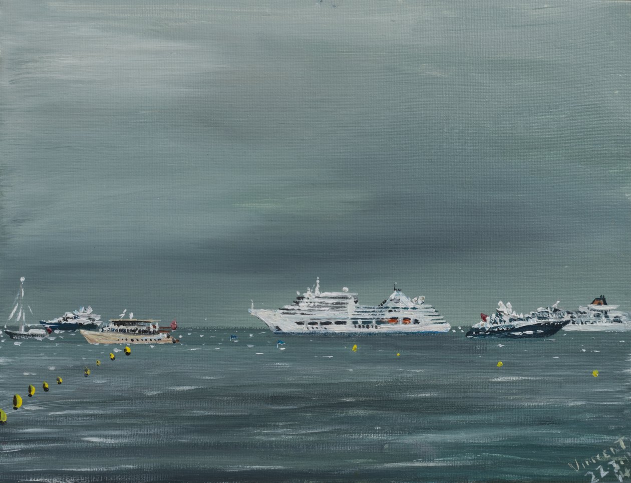 Barcos y botes en Cannes, 2014 de Vincent Alexander Booth