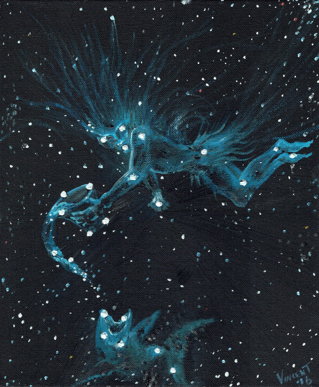 Signo zodiacal Acuario, 2016 de Vincent Alexander Booth