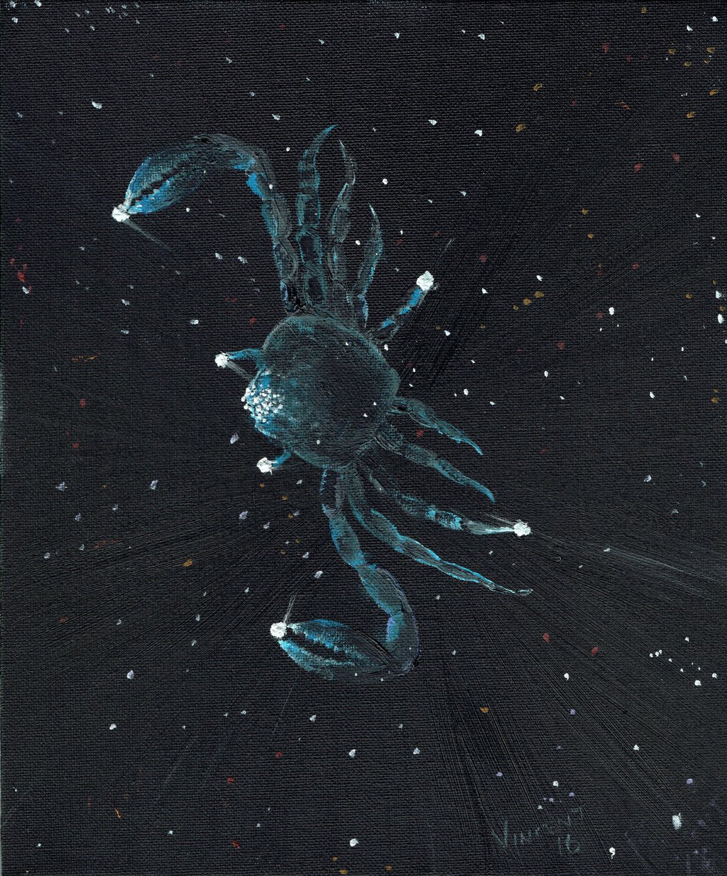 Signo zodiacal Cáncer, 2016 de Vincent Alexander Booth