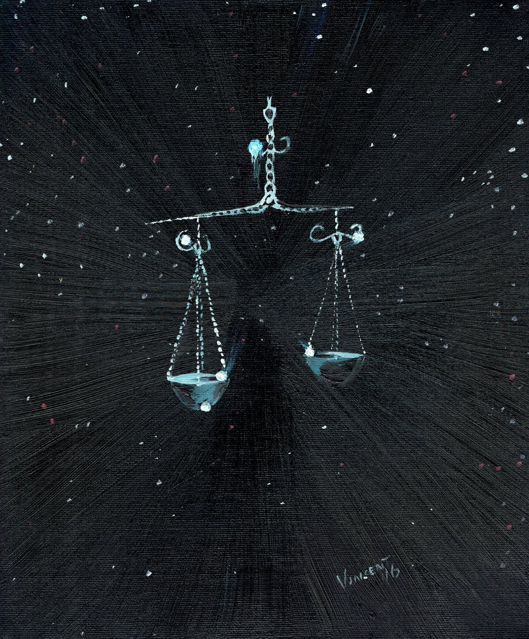 Signo zodiacal Libra, 2016 de Vincent Alexander Booth