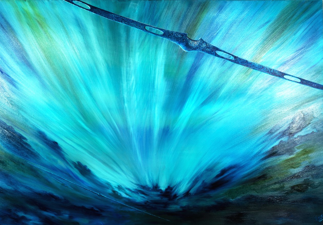 Creadores de tormentas en la atmósfera de Urano, 2021 de Vincent Alexander Booth