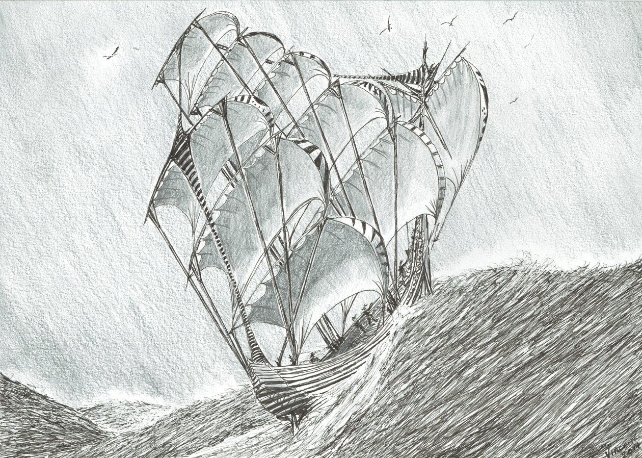 Creadores de tormentas en el mar de Coral, 2017 de Vincent Alexander Booth