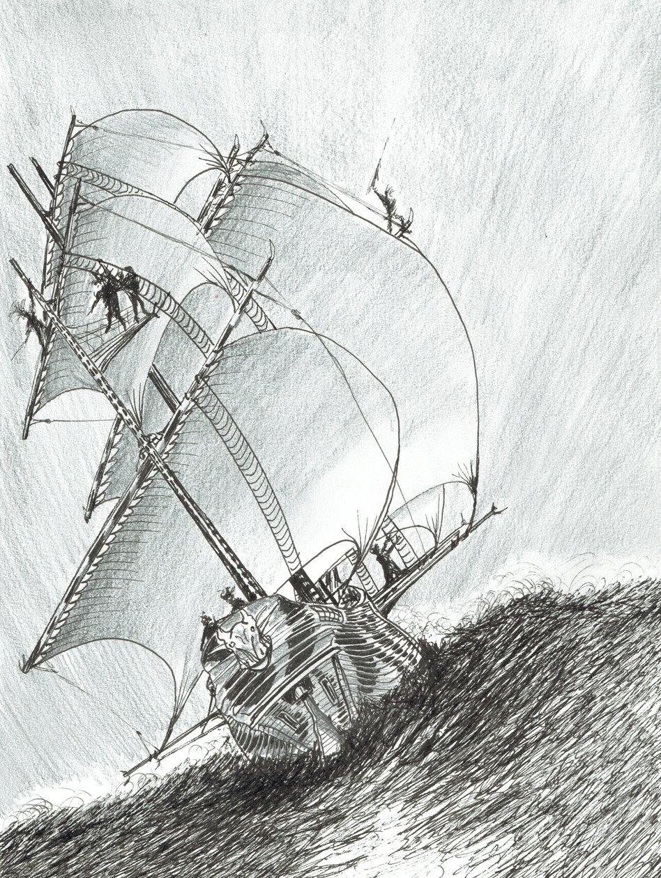 Creadores de tormentas en el mar de Molucas, 2017 de Vincent Alexander Booth