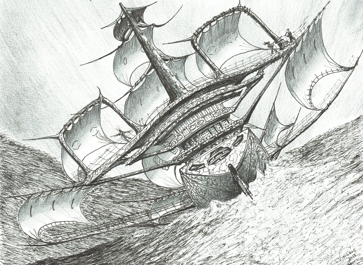 Creadores de tormentas Mar de Risser-Larson, 2017 de Vincent Alexander Booth