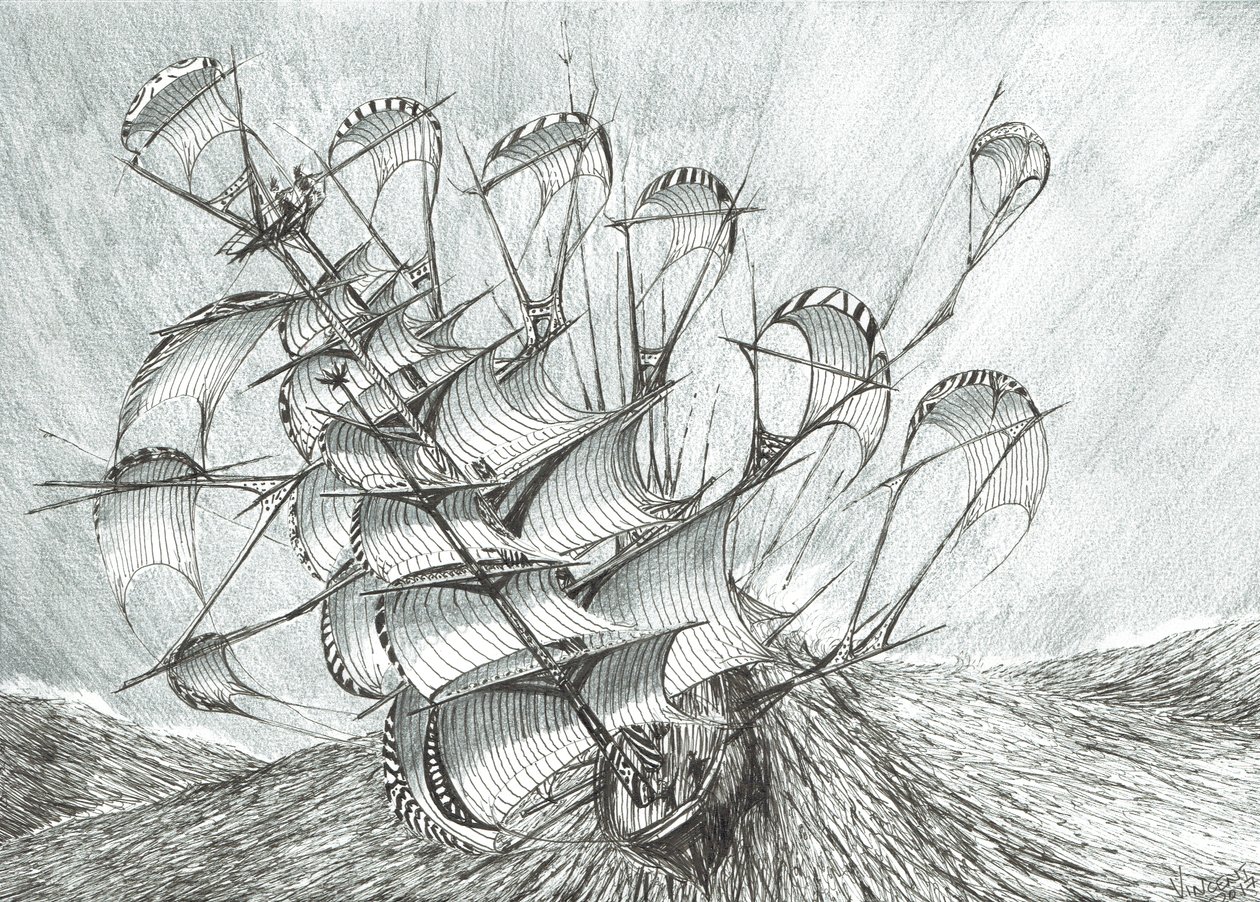 Creadores de tormentas en el mar de China Meridional, 2017 de Vincent Alexander Booth