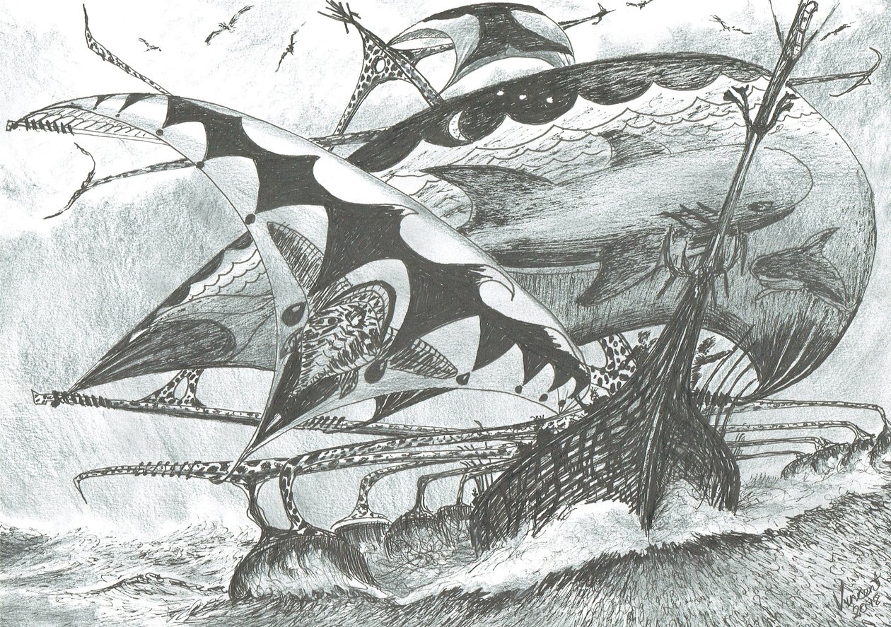 Creadores de tormentas, Mar Egeo, 2018 de Vincent Alexander Booth