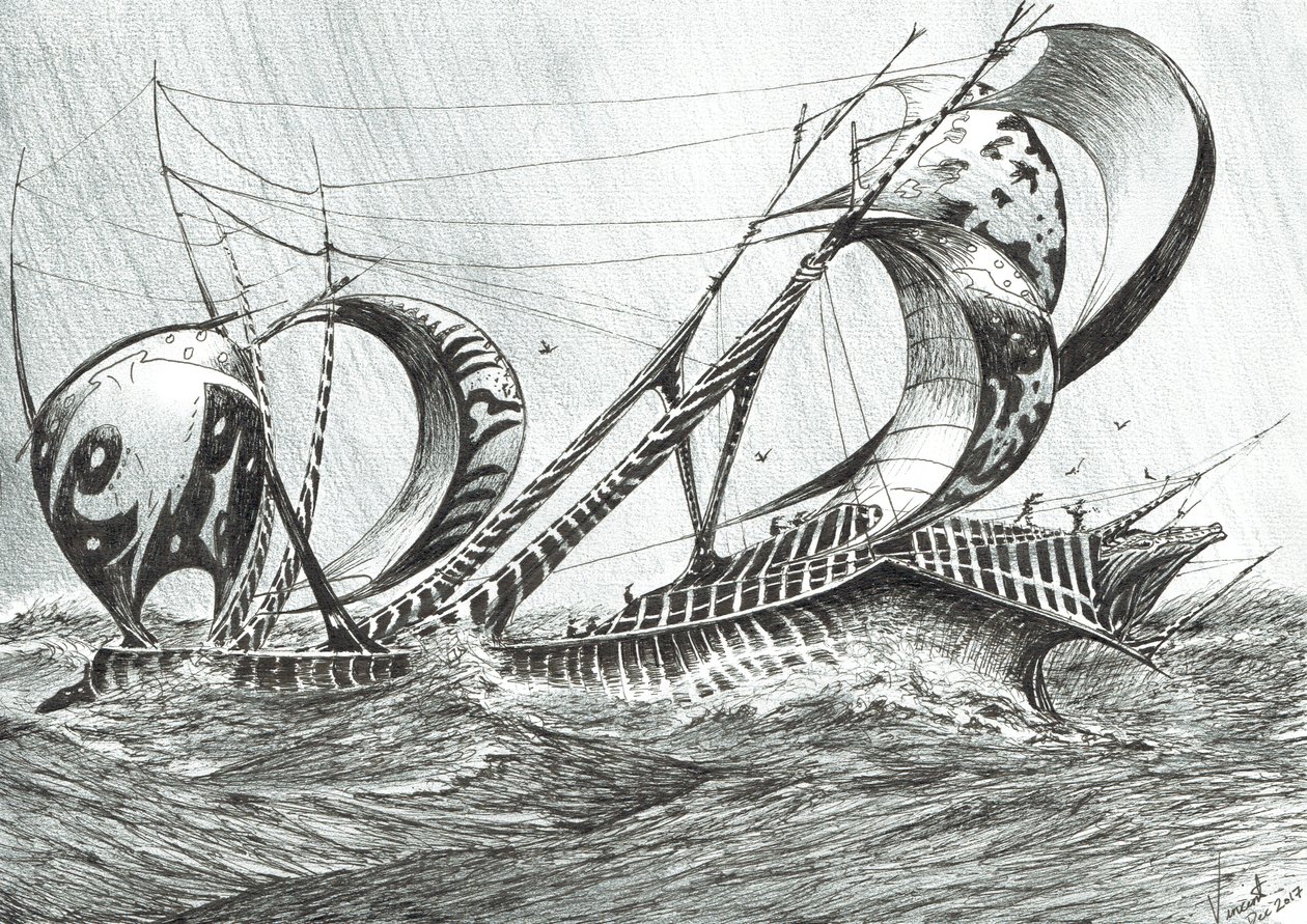 Creadores de tormentas, Mar Tirreno, 2018 de Vincent Alexander Booth