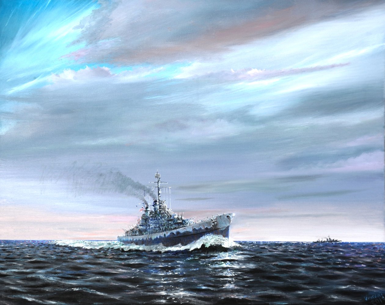 USS Atlanta patrulla Guardalcanal 1942 de Vincent Alexander Booth