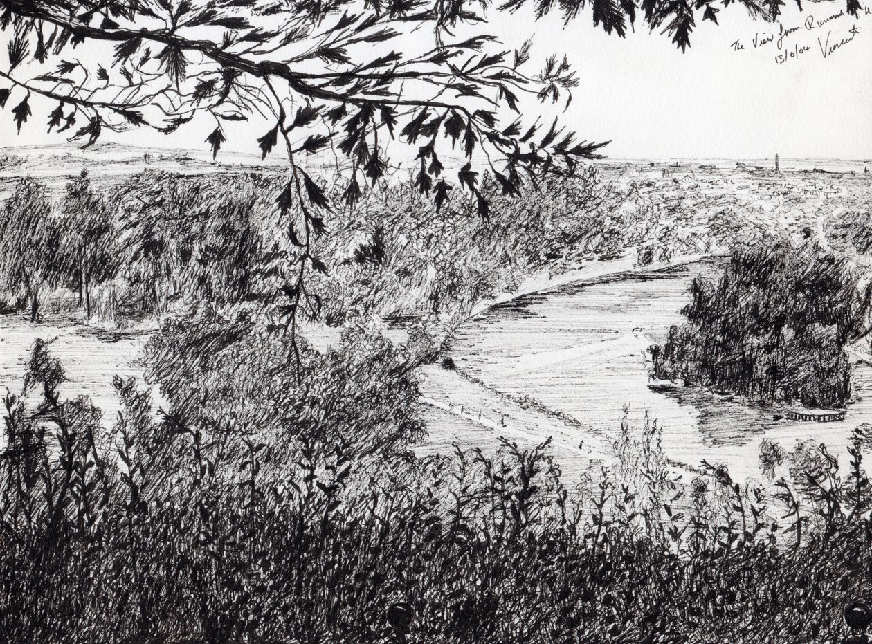 Vista desde Richmond Hill, Londres, 2004 de Vincent Alexander Booth