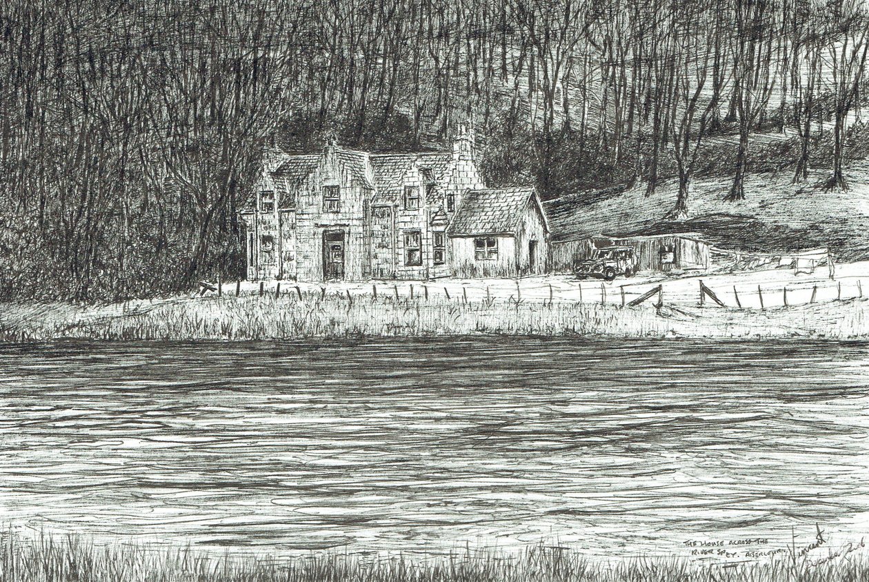 Casa al otro lado del río Spey, 2006 de Vincent Alexander Booth
