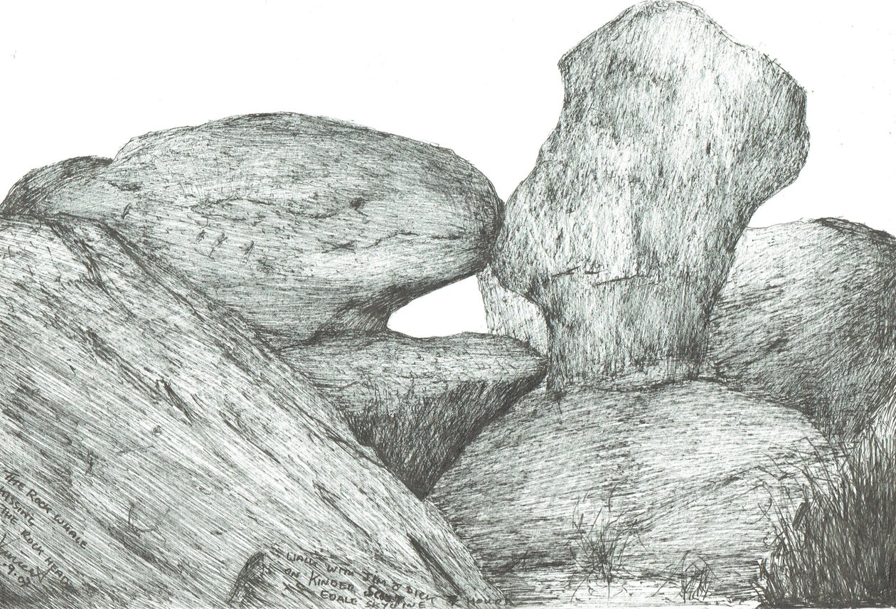 Rocas besándose en Kinder Scout, 2007 de Vincent Alexander Booth