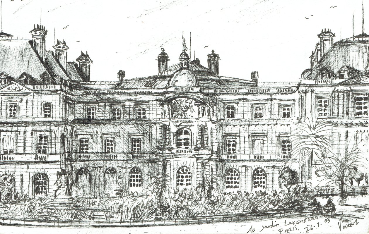 El Jardín de Luxemburgo París, 2003 de Vincent Alexander Booth