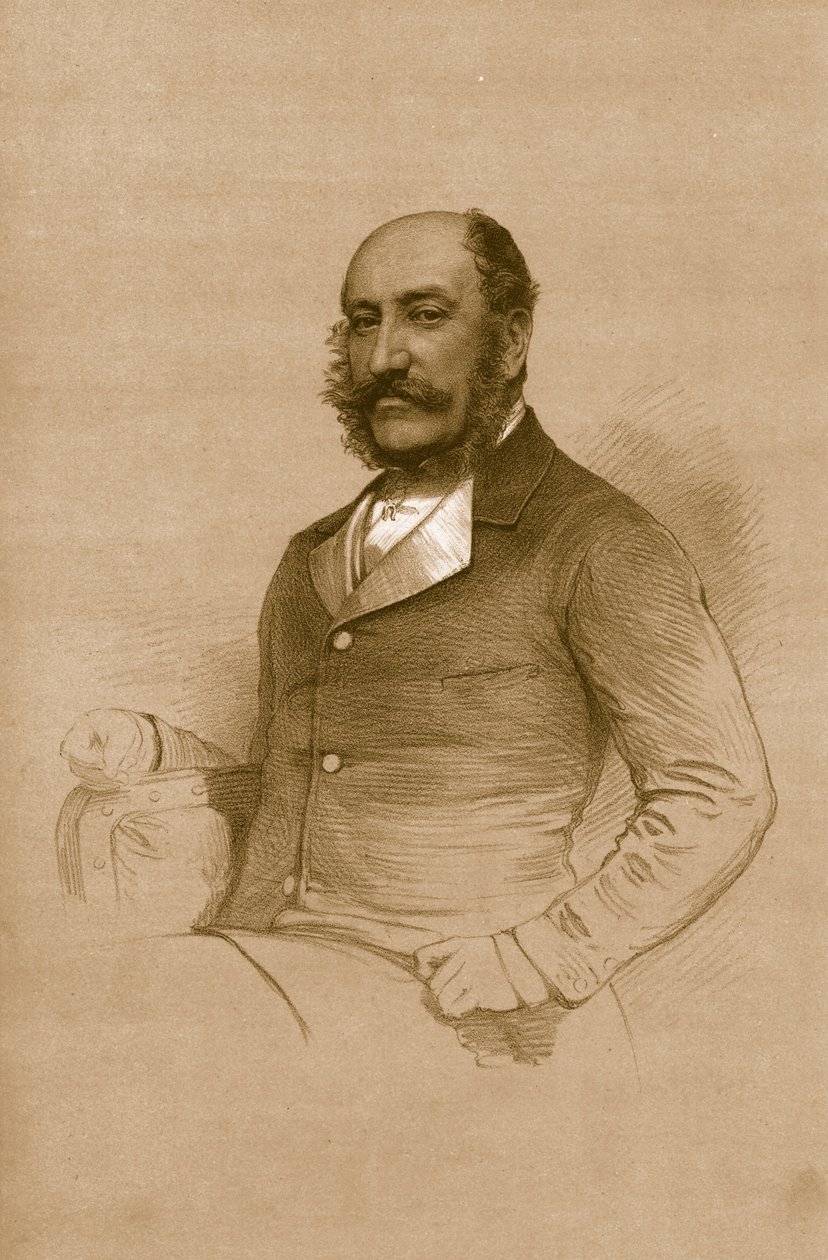 El Duque de Beaufort. K.G., 1879 de Vincent Brooks Day and Son