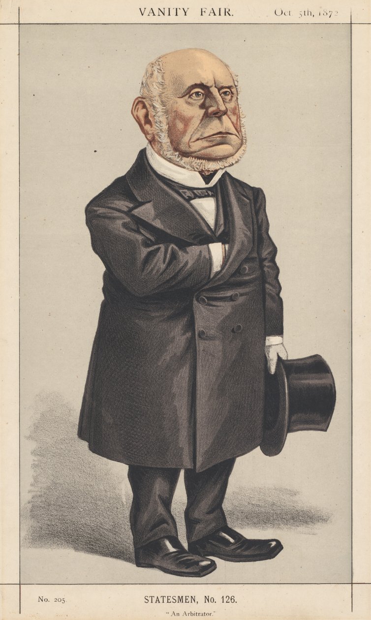 Vanity Fair: Estadista, No. 126 Un Árbitro, 1872 de Vincent Brooks Day and Son