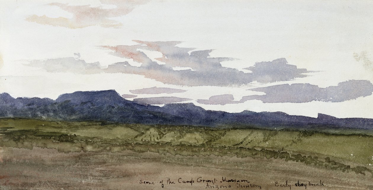 Escenario de la masacre de Camp Grant, Arizona de Vincent Colyer