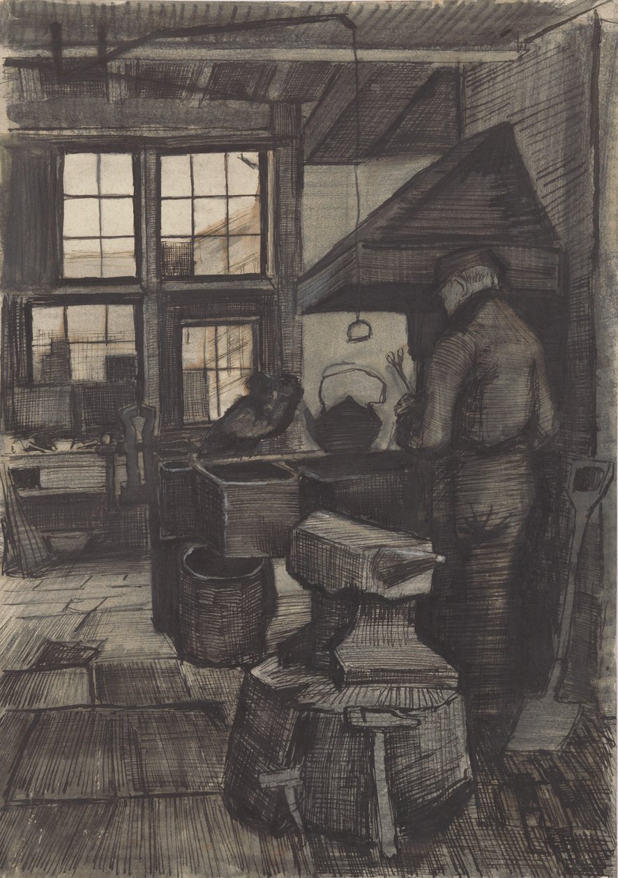 Forja, 1882 de Vincent van Gogh