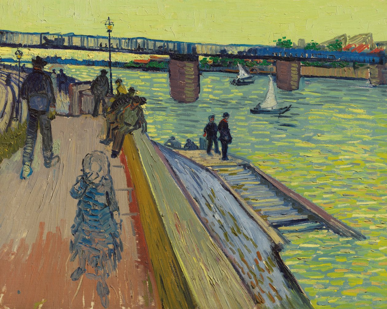 Le pont de Trinquetaille, 1888 de Vincent van Gogh
