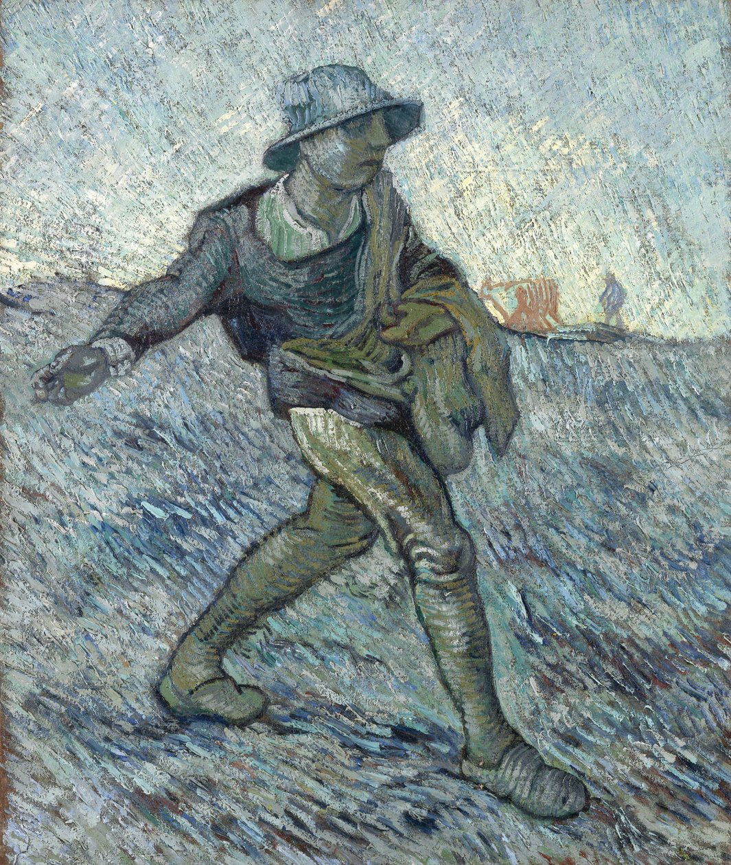 El sembrador después de Millet, 1890 de Vincent van Gogh