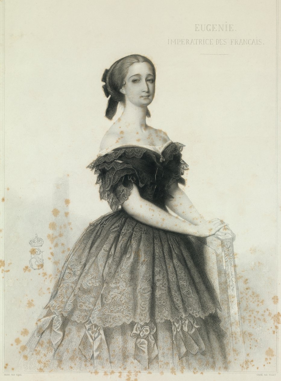 Retrato de Imperatriz Eugenia de Vincent Vidal