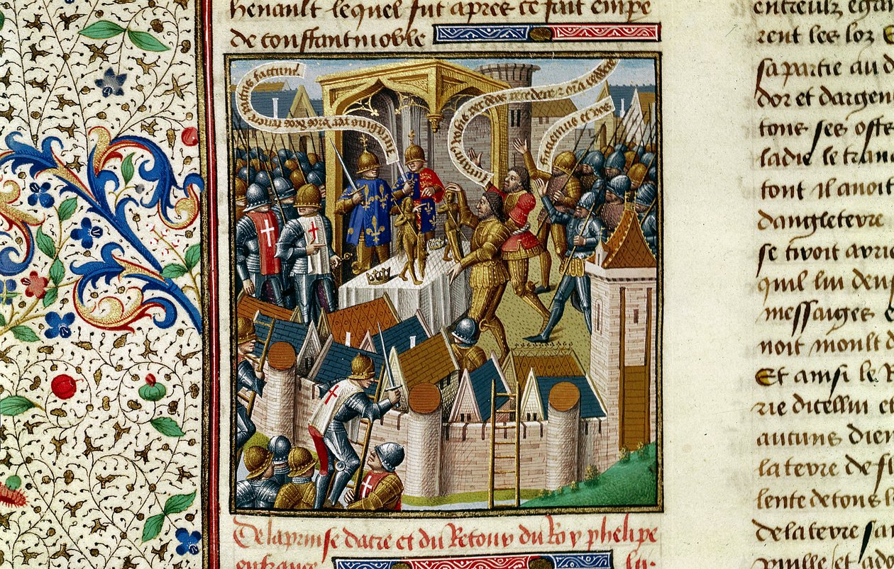 La captura de Acre, c1191, siglo XV de Vincent of Beauvais