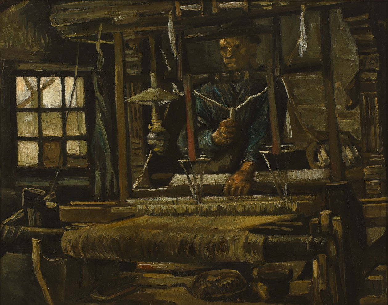 Cabaña de un tejedor de Vincent van Gogh