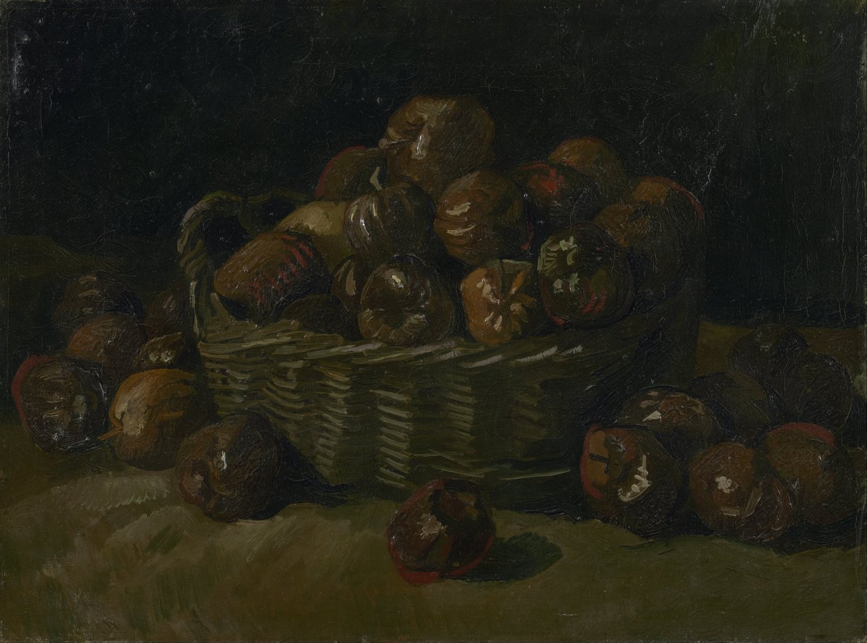 Cesta de manzanas de Vincent van Gogh