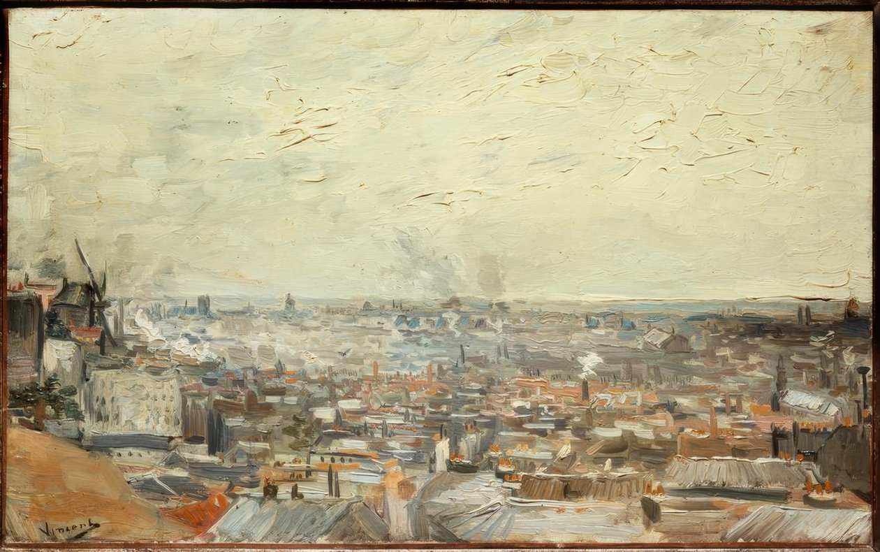 Vista de París desde Montmartre de Vincent van Gogh