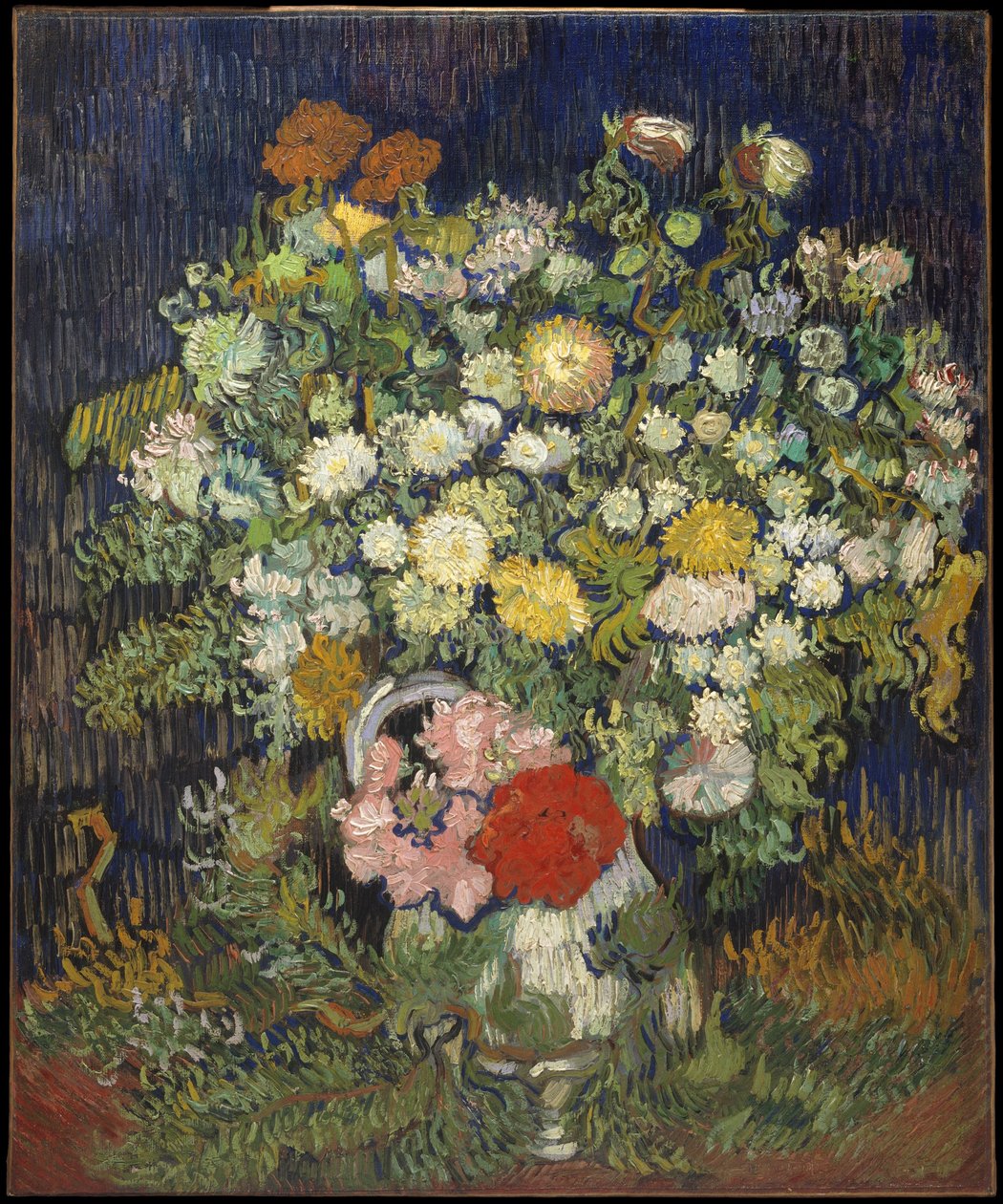 Ramo de flores en un jarrón de Vincent van Gogh