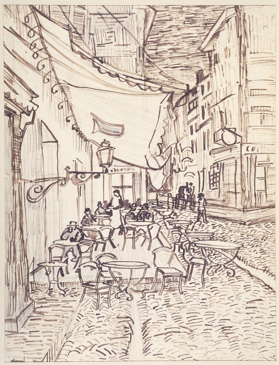 Terraza de café por la noche, septiembre 1888 de Vincent van Gogh