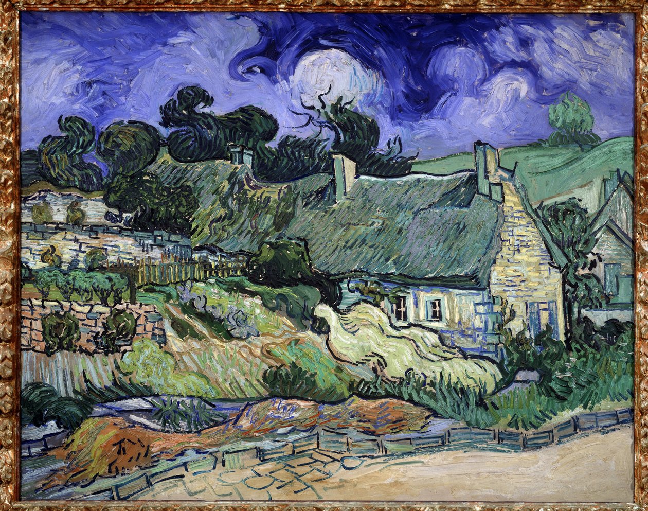 Chaumes de Cordeville en Auvers-sur-Oise (Auvers sur Oise) de Vincent van Gogh
