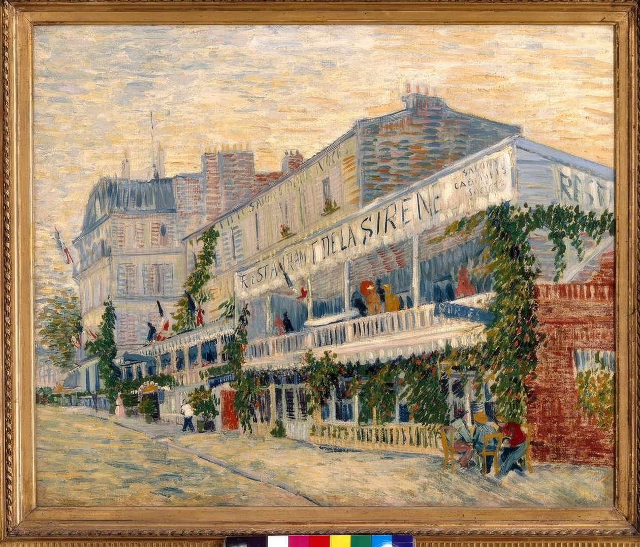 El restaurante de la Sirena en Asnières de Vincent van Gogh