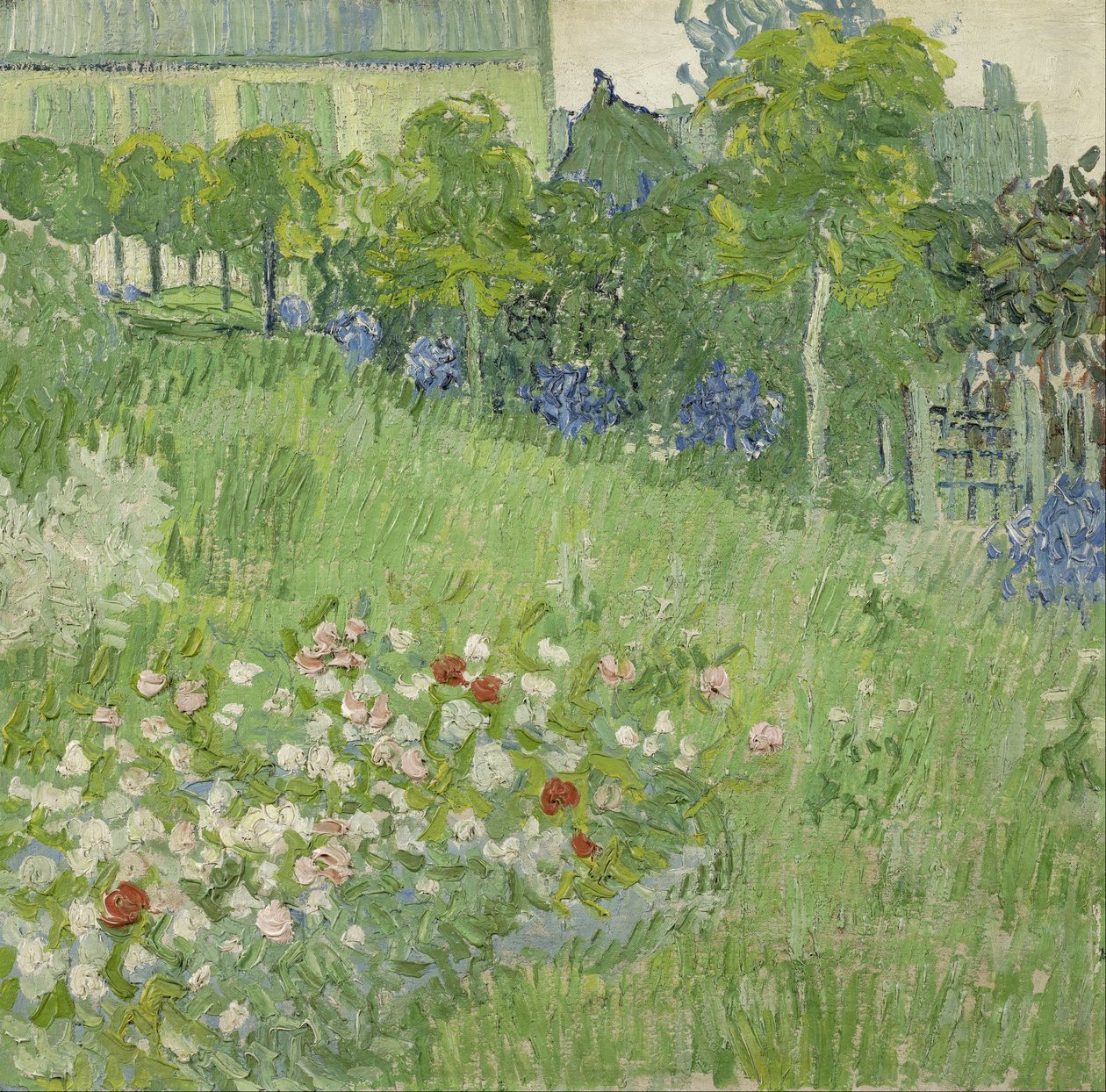 El jardín de Daubigny de Vincent van Gogh