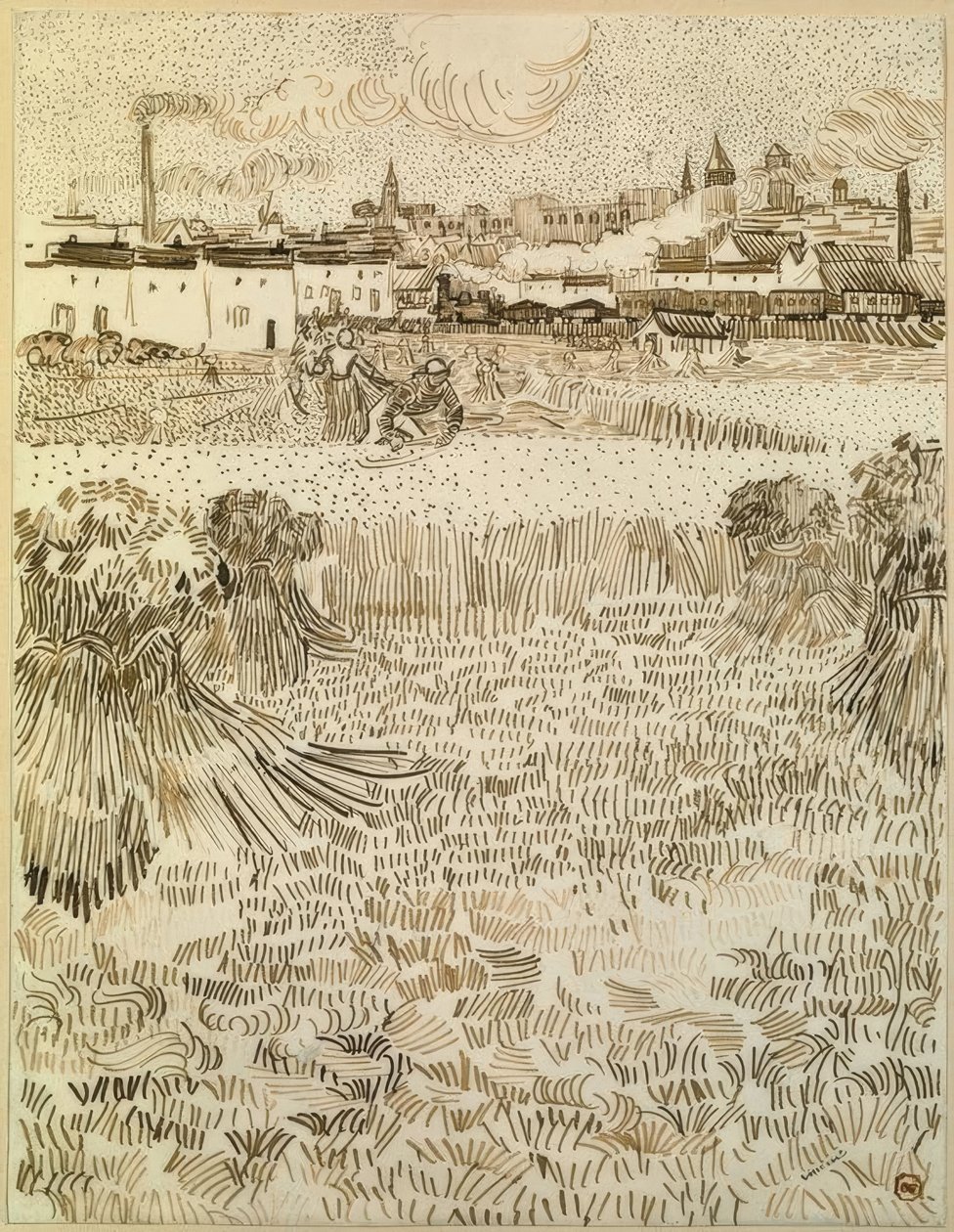El segador de Vincent van Gogh