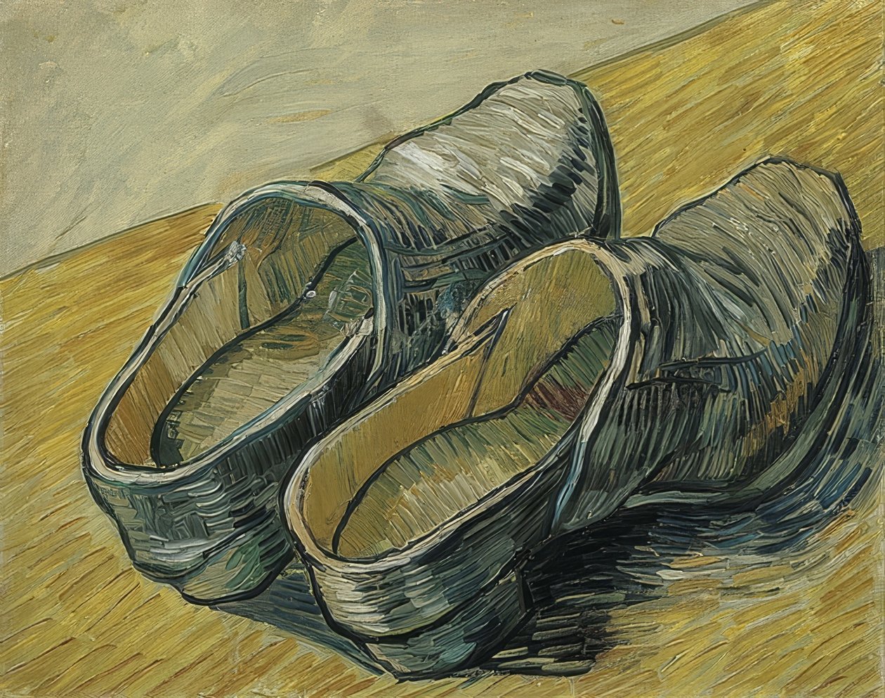 Un par de zuecos de cuero de Vincent van Gogh